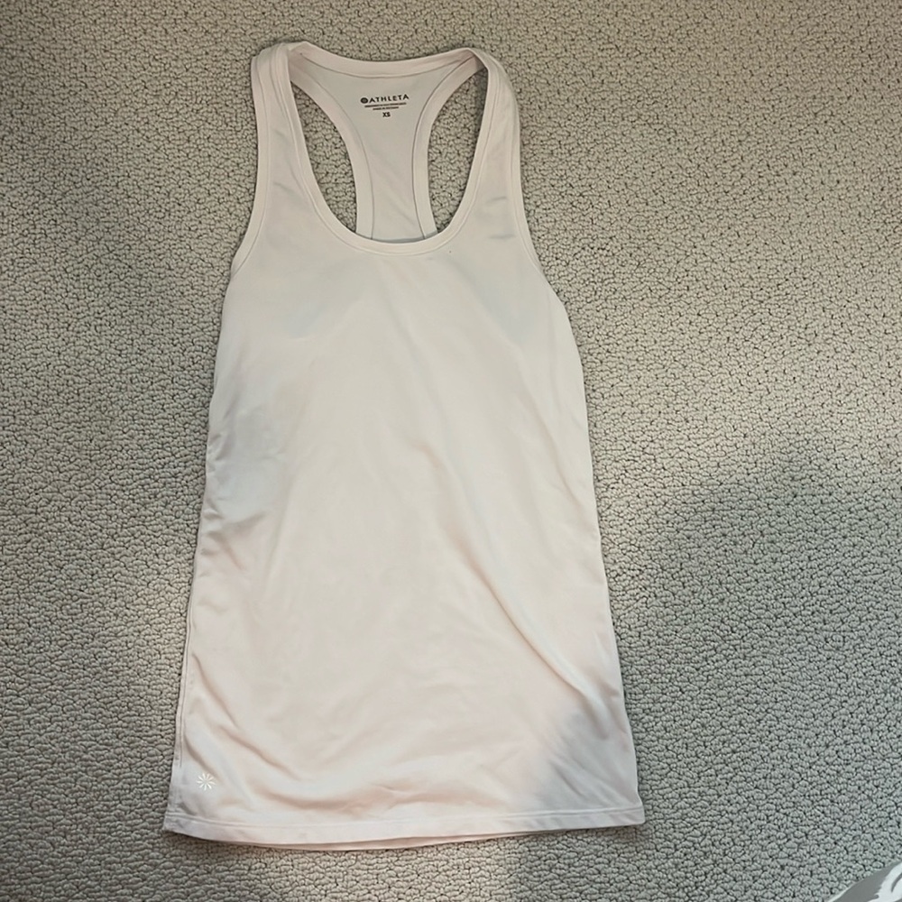 White Athleta tank top